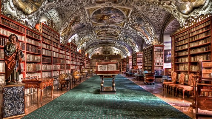ornate library